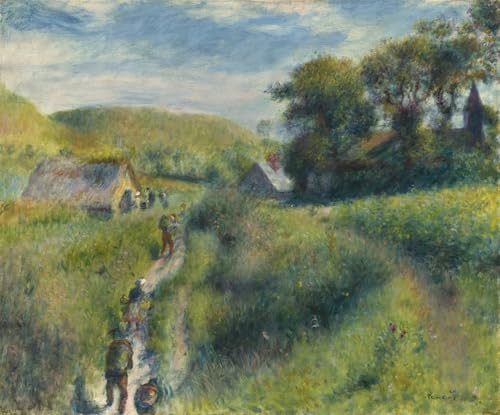 Impresión en lienzo premium La raccolta delle cozze de Renoir en 60x90cm