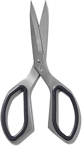 Material, The Good Shears All-Purpose Stainless Steel Kitchen Scissors with Silicone Grip, Cut, Snip, Slice, Dishwasher-Safe, Blue Grey