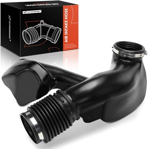 A-Premium Air Clean Intake Tube Hose W/Clamps Compatible with Chevrolet Silverado 1500 2500 HD 3500 Classic, Tahoe & GMC Sierra 1500 HD 2500 HD Classic 3500, Yukon XL 1500, Yukon XL 2500