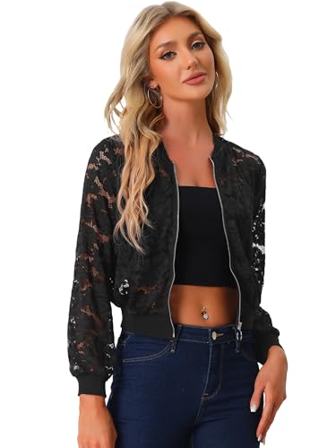 ジャケット・アウター Sheer sleeve asymmetry cropped jacket In The Sheer Mesh Nylon Cropped Jacket | Windsor