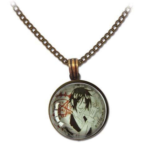 Black Butler - Sebastian Brown Necklace: An Exquisite Tribute to the Phantomhive Butler