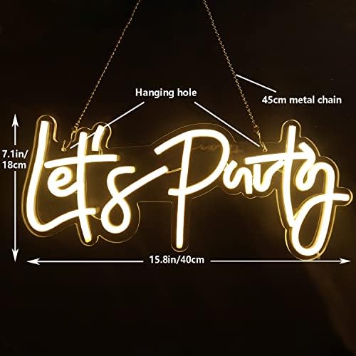 半価特販 宴会 Ledネオンサイン クリスマス会 Party レッツパーティー Lets 蛍光灯 電球