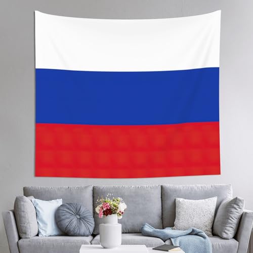 Drapeau russe en tapisserie murale 152x130 cm pour habiller un dortoir