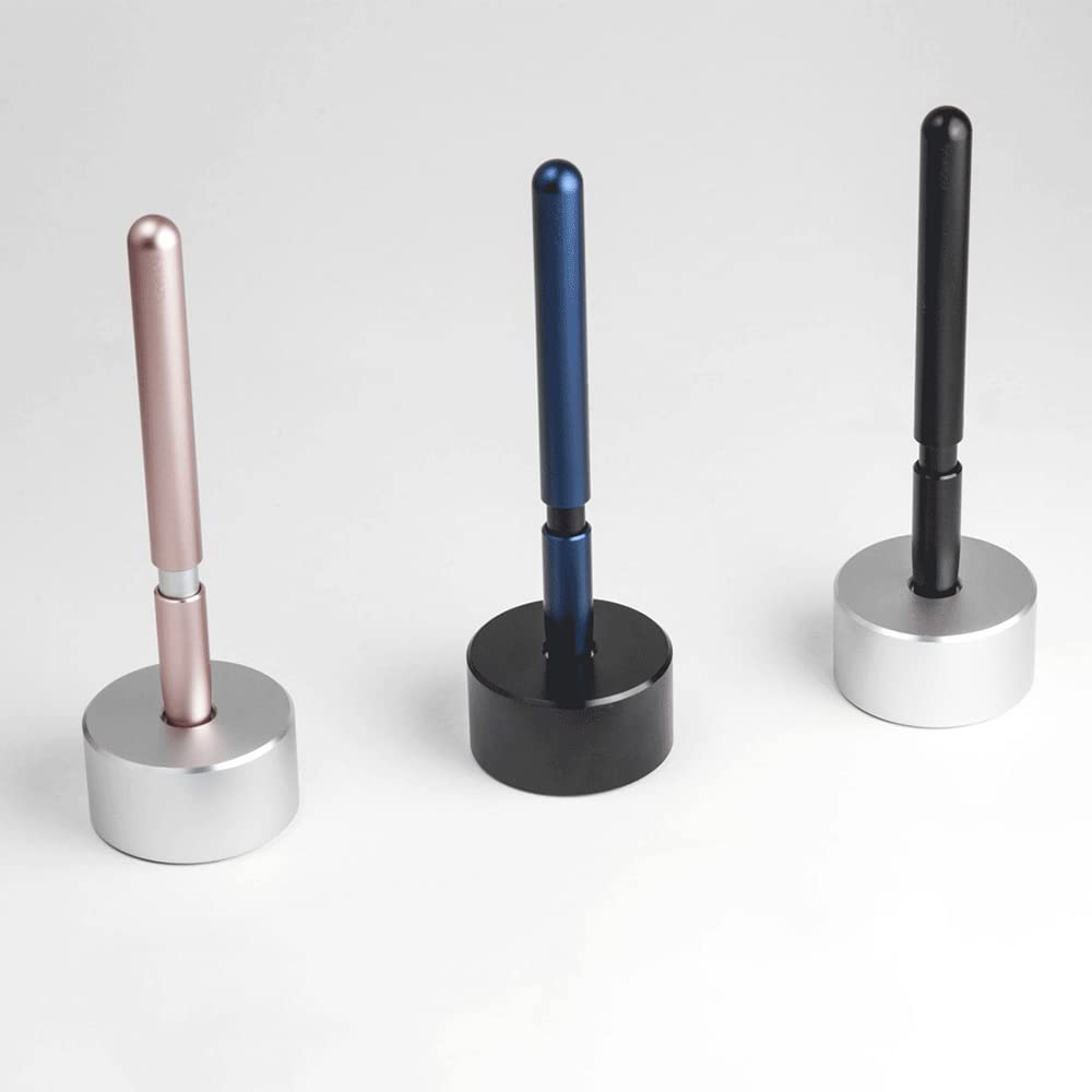 200056 Base Stifthalter Titan – rund, elegant – für 1x Füller, Kugelschreiber oder Gelroller – Black – Schwarz