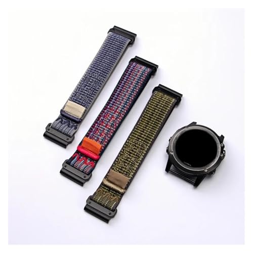 Correa de nailon de 22mm para reloj Garmin Fenix 7 Pro y Forerunner 965 5