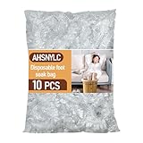 Pedicure Spa Chair Cover Liners - Clear Foot Spa Liners Disposable Plastic Foot Bath Liners Disposable Pedicure Bowl Liner Plastic Footsie Bath Covers Essential Beauty Salon Spa Supplies 10PCS