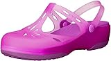 Crocs Women's Carlie Cutout Clog, Vibrant Violet, 7 M US