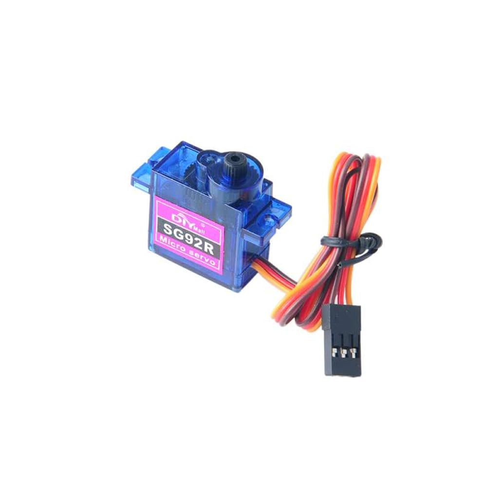 SG92R Lot de 5 micro servomoteurs 9 g Angle réglable de 270 degrés pour modèle d'avion radiocommandé nécessitant une largeur d'impulsion 500-2500