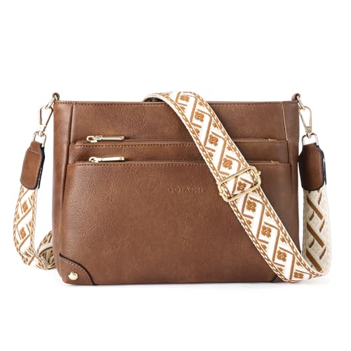 Sac à bandoulière en cuir femme idéal pour le shopping et les voyages