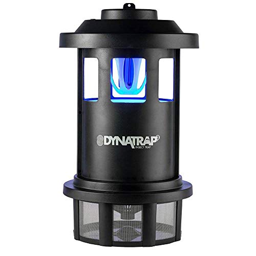 DynaTrap DT1750 Mosquito & Flying Insect Trap – Kills Mosquitoes, Flies, Wasps, Gnats, & Other Flying Insects – Protects up to 3/4 Acre, Black