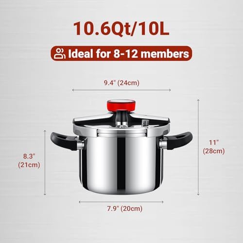 Olla A Presión Acero Inoxidable 7L Generic miniatura 2