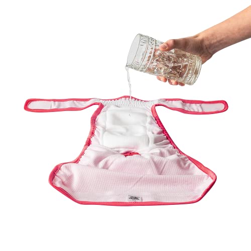 Pet Parents Premium Washable Dog Diapers & Extendrs, (3Pack) Of Female Dog Diapers, Color: Princess, Size: Small Dog Diapers #TOP2