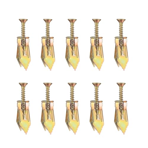 Quick & Screws Gypsum Board Drilling Wall Anchors Screw Set Time Saving Solution 50/100pcs For Stable Fix