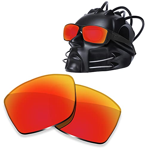 Verres polarisés de rechange anti-reflet orange feu pour lunettes Costa Del Mar Cat Cay