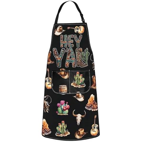JNIAP Cowboy Kitchen Apron Cover