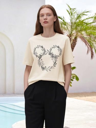 Image of Magic Kingdom Castle Shirt Holiday Short Sleeve Boho Clothes for Women