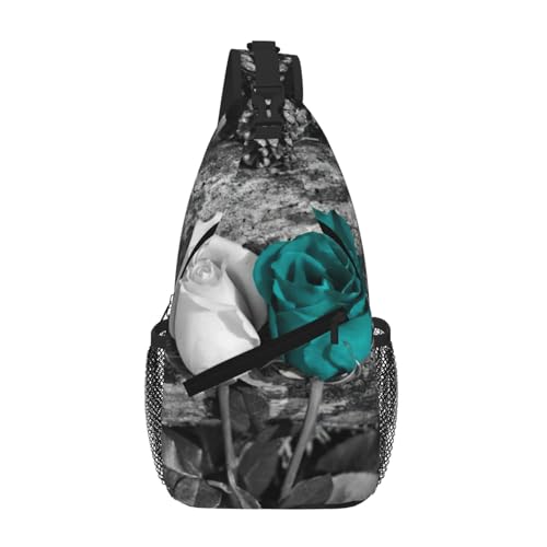 Sac à dos à bandoulière léger tendance imprimé rose bleu sarcelle gris pour femme et homme