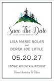 Mountain Wedding Save The Date Cards