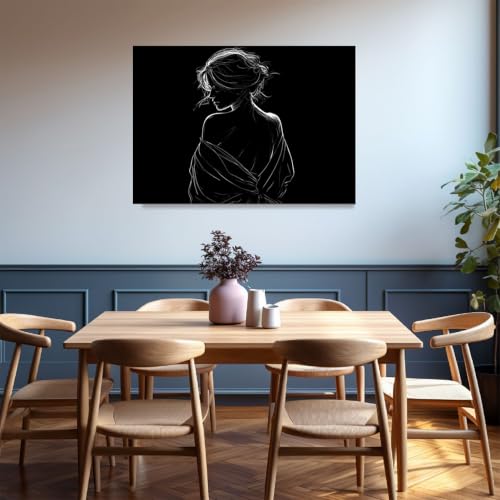 Póster de lienzo moderno de 20x30cm enmarcado para renovar paredes vacías 2