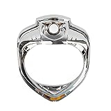 Besuso Motorcycle Chrome Headlight Mounting Bracket Ring Cover Fit for FZ6 FZ6N FZ600 2004-2009