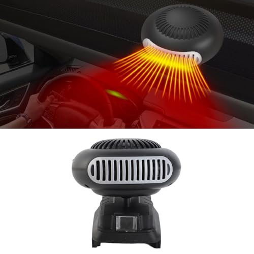 Petit radiateur portable à 2 réglages de température batterie 18V