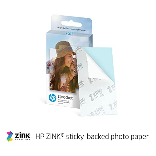 Hp Sprocket Portable 2X3" Instant Photo Printer (Lilac) Print Pictures On Zink Sticky-Backed Paper From Your Ios & Android Device. #TOP5