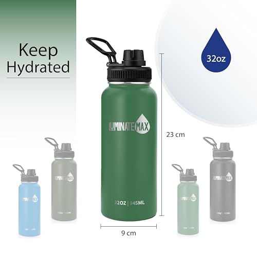 Insulated-Water-Bottle-with-Straw-32oz-3-Lids-Metal-Bottles-Stainless-Steel-and-Wide-Mouth-Sports-Water-Travel-Gym-Water-Bottle-Hiking-Camping