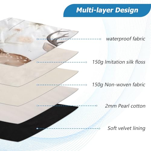 Funda impermeable para portátil 13-14 pulg diseño flores miniatura 4