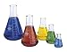 Kimble Erlenmeyer Flask Starter Pack, Borosilicate Glass, one each of sizes 50, 125, 250, 500, and 1000 mL