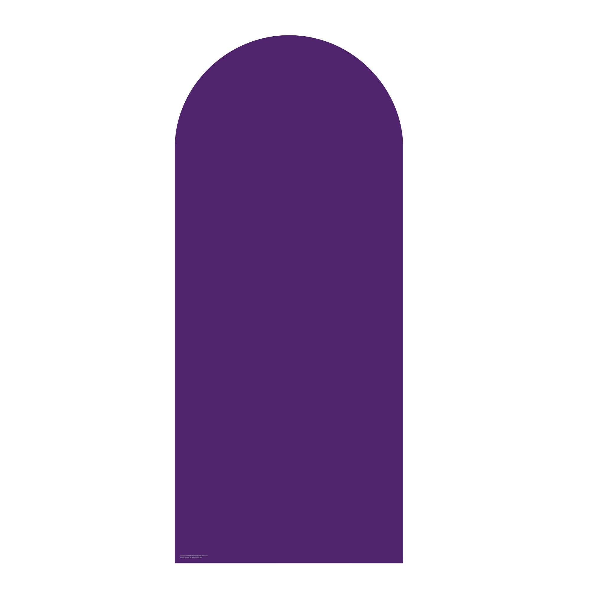 Star Cutouts XQ014 Royal Purple Sailboard Cardboard Cut Out Height 185cm Width 80cm
