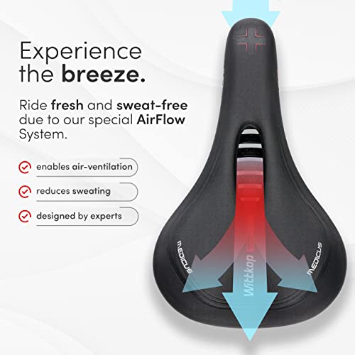 Wittkop Bike Seat: Waterproof and Innovative Bicycle Saddle for Men, Women, BMX, MTB & Road