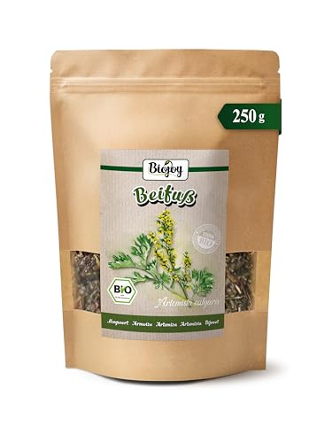 Biojoy Artemisa BÍO (250 g), seca y cortada, ideales para Infusión (Artemisia vulgaris)