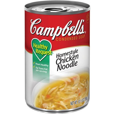 Campbell's, Healthy Request, Homestyle Chicken Noodle, Condensed Soup, 10.5oz Can (Pack of 6)