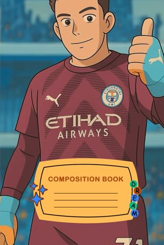 Composition notebook: Ederson soccer journal