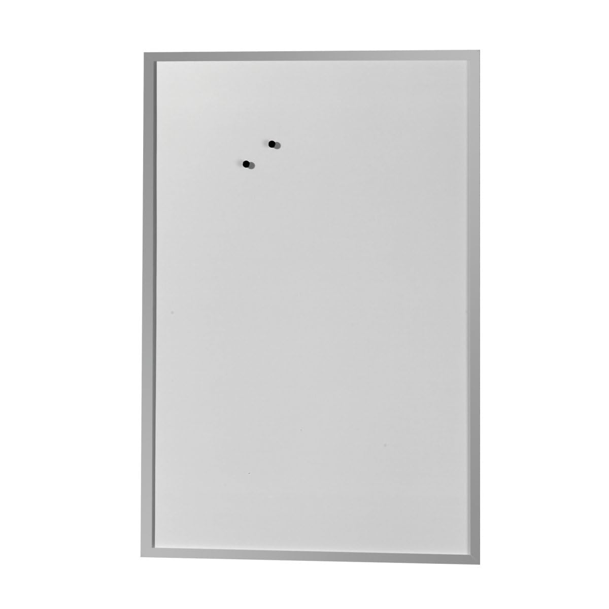 Herlitz magnetisches Whiteboard 60 x 80 cm mit silbernem Holzrahmen
