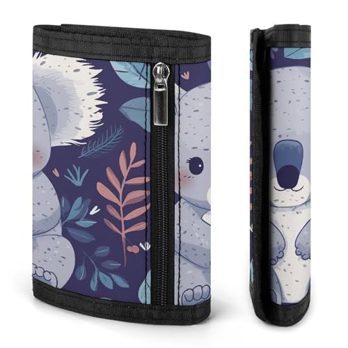 Lovely Koala Trifold Wallet for Men - Money Clip Slim Wallets with Multiple Card Slots Minimalist Small Front Pocket Wallet for Everyday Carry3