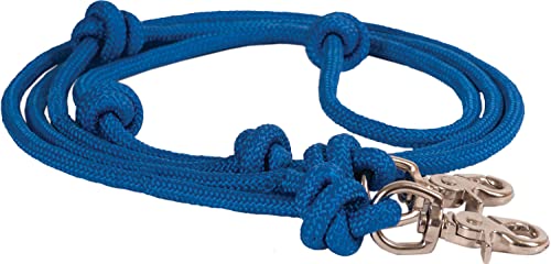 Poly Rope Contest Rein 7ft Blue