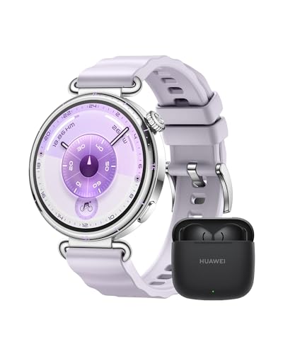 HUAWEI WATCH GT6 41mm Purple accompagne votre running en musique avec FreeBuds SE 3
