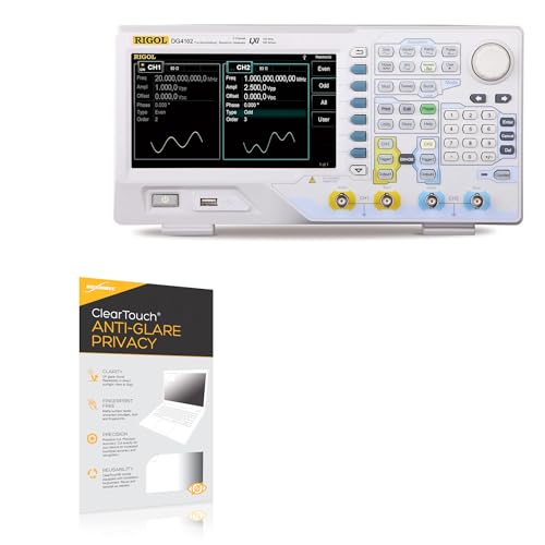 BoxWave Screen Protector Compatible with Rigol DG4102 - ClearTouch Anti-Glare Privacy (2-Pack), Privacy Screen Protector Flexible Film Anti-Glare