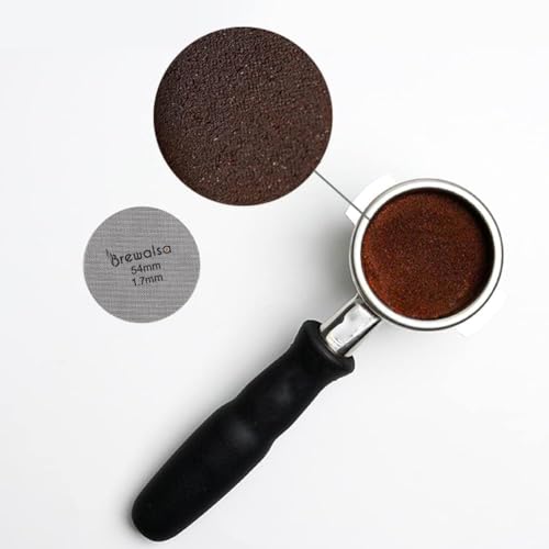 Image of 53mm Espresso Puck Screen for 54mm Portafilters - Fits with Breville, Delonghi Espresso Machines Reusable Puck Screen Premium Filter for Enhanced Coffee Extraction