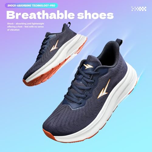 Image of Mens Wide Toe Box Running Shoes Casual Walking Sneakers Tennis Comfortable Athletic Sport Gym Workout Soft Sole