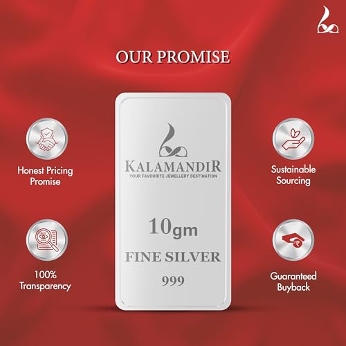Image of 999 Purity Silver Bar Laxmi | A Timeless Investment | Sealed for Safety Gift for Diwali, Wedding, Puja | BIS Hallmarked | Sealed & Tamper-Proof Packaging - Kalamandir Jewellers