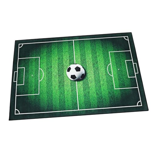 Tapis de chambre football et salon moderne tapis terrain de foot