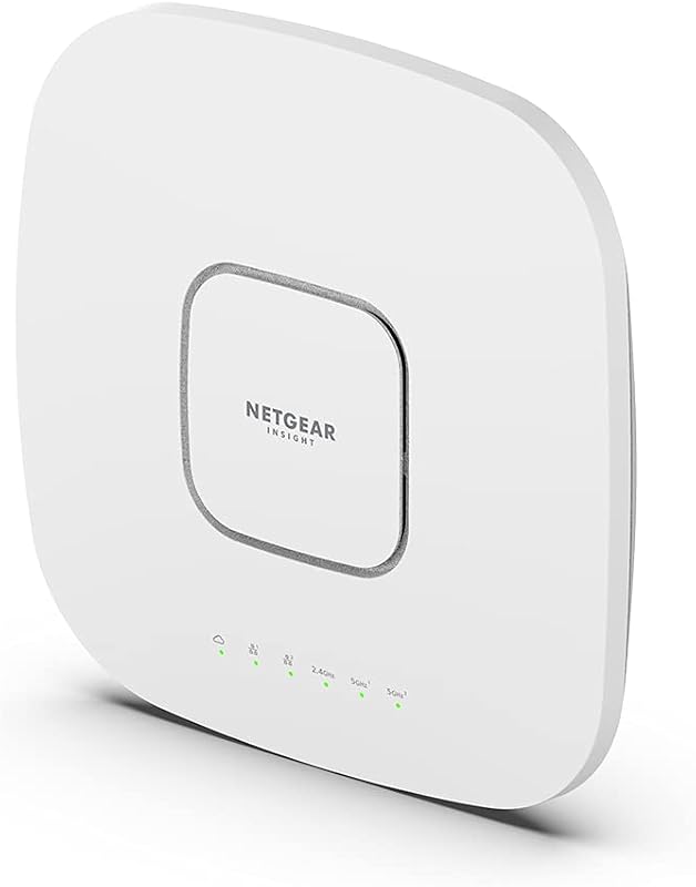 NETGEAR Cloud Managed Wireless Access Point (WAX630) - WiFi 6 Dual-Band AX6000 Speed | Up to 600 Client Devices | 802.11ax | Insight Remote Management | PoE++ Powered or AC Adapter (not Included)