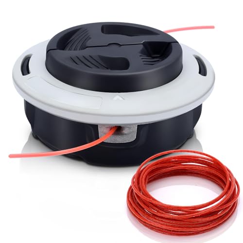 Hipa C26-2 Trimmer Head for Stihl FS56RC FS90R FS55 FS55R FS56RC FS90 FS56 FS70 FS89 FS91 FS94 FSA90 FSA90R FS131 FS131 FS56RC Brushcutter Trimmer 4002 710 2169 Dual Line WeedEater Head