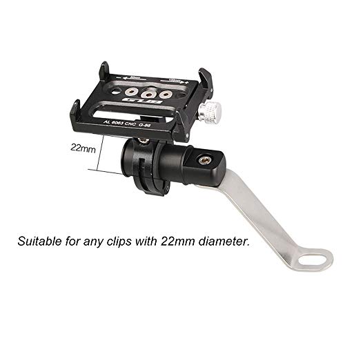 Peças de bicicleta, Andoer Adaptador de espelho retrovisor GUB para motocicleta suporte para montage