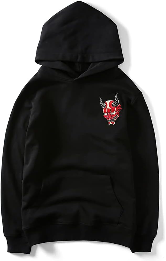 Niepce Inc Streetwear Men's Dragon Embroidered Heavyweight Graphic Hoodies - Image 5