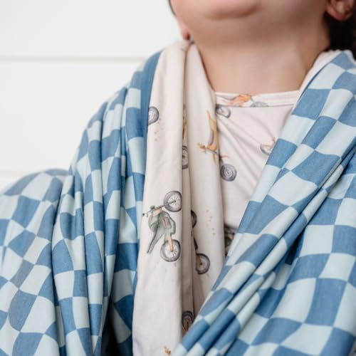 Image of Copper Pearl Jumbo 3-Layer Baby Blanket: Soft Baby Quilts for Boys and Girls | Breathable, Cozy, Toddler Blanket | Baby Quilt for Newborns | 46x46 Premium Polyester /Rayon | Ryder
