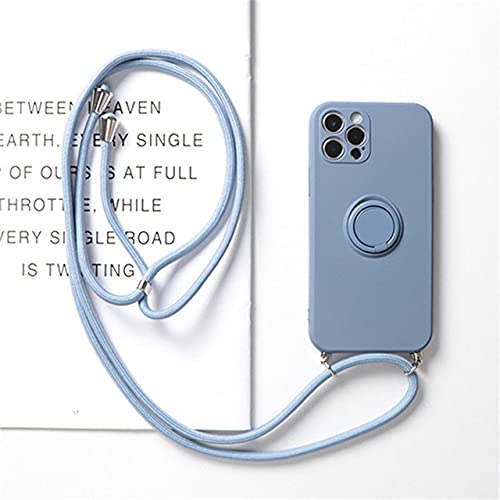 Coque lanière iPhone 12 Pro cordon magnétique et étui protection TPU antichoc