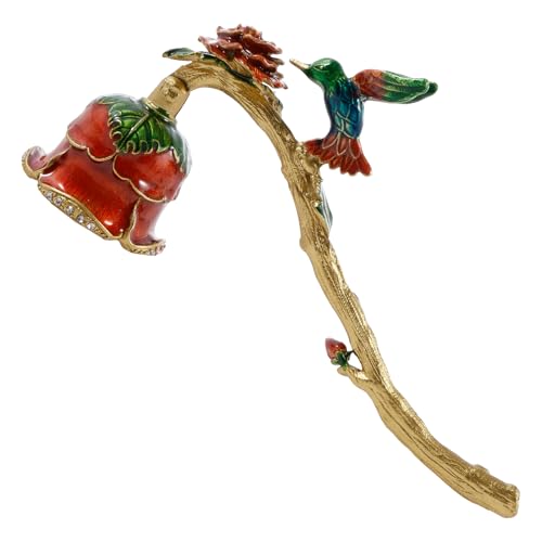 Catálogo de Apliques en forma de vela los mejores 10. 42 LYIYEYAN - Aplique de vela retro con mango largo, elegante extintor de vela decorativo en forma de flor, nuffer de vela de metal para poner de forma segura la llama de la vela...